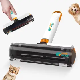 JC-670 LOOKWOOF Pet Hair Remover Roller Transparent Abs Tool