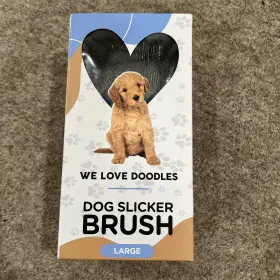 X0032FX977 LOVE DOODLES Dog Slicker Brush Pet Hair