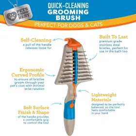 740275057766 LUMO Cleaning Brush Pets Know Gentle Deshed #2