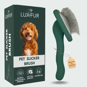 198715090611 LUXFUR Dog Slicker Brush Doodle Haired