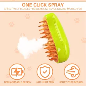 704090289580 MAATOUNA Steamy Multifunctional Steam Pet Brush #3