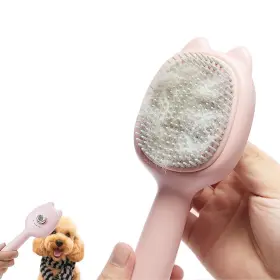 KRX-011-4 MAEELOU Cleaning Dog Brush Loose Pink