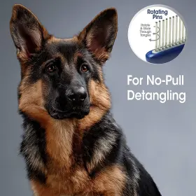 100540471 MAGIC COAT Paws Comb Rotating Pins Dog Brush Mats #3