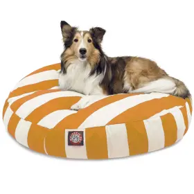 788995508496 MAJESTIC PET Vertical Stripe Round Dog Bed