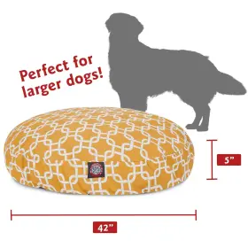 788995510284 MAJESTIC PET Links Round Dog Bed #3