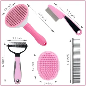 FN-NTXN-P3TI MASTER QUEEN Dog Brush Deshedding Hair Puppy #2