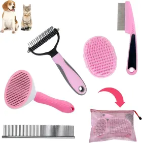 FN-NTXN-P3TI MASTER QUEEN Dog Brush Deshedding Hair Puppy