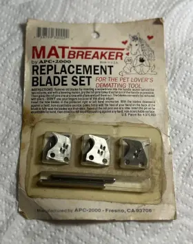 758799300022 MAT BREAKER Blade Set Pet Lovers Dematting Tool #3
