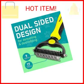 757255757592 MAXPOWER PLANET Pet Brush Double Shedding #2