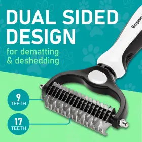 850050643098 MAXPOWER PLANET Pet Brush Double Undercoat Rake #2
