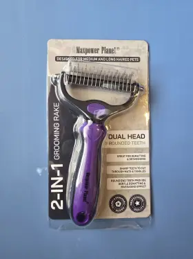 MPP-ZHET019-US MAXPOWER PLANET Rake Dual Head Rounded