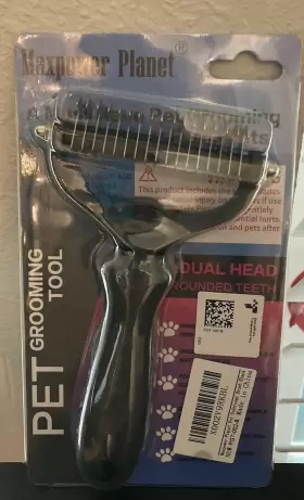 PGT-002B MAXPOWER PLANET Pet Brush Double Shedding Dematting