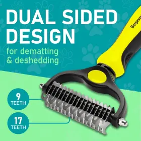 PGT-002P MAXPOWER PLANET Pet Brush Double Shedding Dematting #2