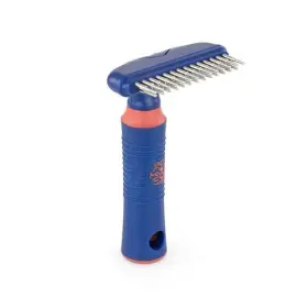 38026 MCS Pet Hair Rake Double Row Rotating Pins
