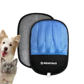 Meantaus B61234 Reusable Electrostatic Pet Hair Removal Glove For Dogs And Cats With Self-clea
