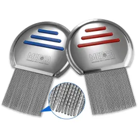 MEDLC-4365 MEDCA Lice Comb Set Pack Steel Hair Removal