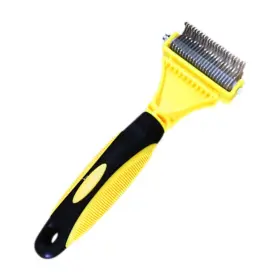744110847741 MERIC Deshedding Brush Pets Coats Ergonomic Slip