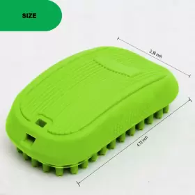 445033848893 METOPETS Rubber Dog Bath Massage Brush Cat Wash #3