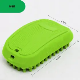 763231050472 METOPETS Rubber Dog Bath Massage Brush Cat Wash #3