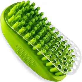 763231050472 METOPETS Rubber Dog Bath Massage Brush Cat Wash