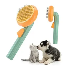 718430807280 METREE Cat Hair Brush Cleaning Pet Slicker