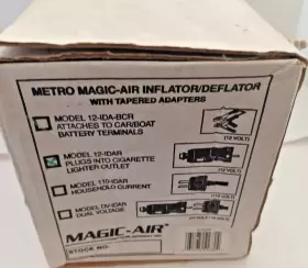 12-IDAR METRO Majic Air Electric Power Inflator Deflator Volt #2