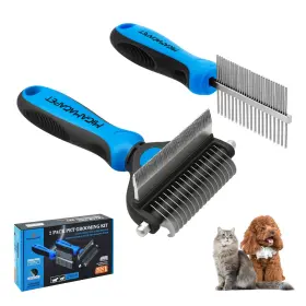 765093344263 MICAMACAPET Pet Set Shedding Brush Dematting