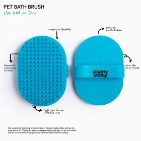 854572007611 MIGHTY MUTT Pet Brush Rubber Bristles Cleaning #2