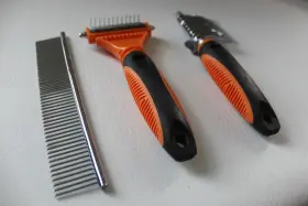 850007686888 MIGHTY PAW Dog Set Undercoat Dematting Rake Comb #3