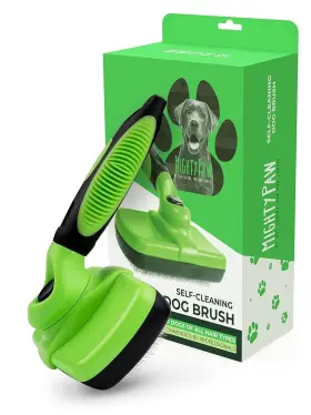 Groom-rake-gr MIGHTY PAW Dog Brush Cleaning Slicker Mats