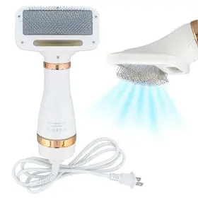 840145810436 MIMU Pet Hair Dryer Brush Temperature Dog Bru