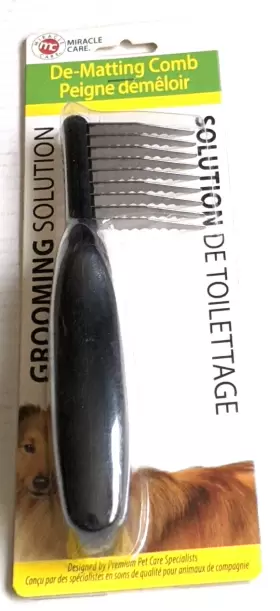 000842032559 MIRACLE CARE Matting Comb Solution Pets Cats