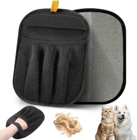 313114717765 MIRKIR Pet Hair Removal Glove Finger Cats Dogs