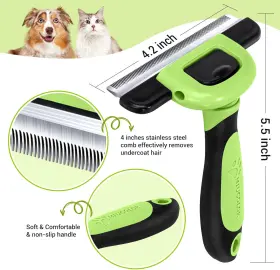 705353029110 MIU COLOR Pet Brush Deshedding Tool Dogs Cats #2