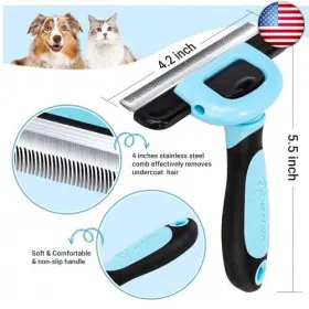 82-2013-028 MIU COLOR Pet Brush Deshedding Tool Dogs Cats #2