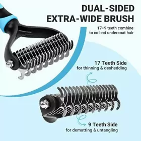 951300451358 MIU COLOR Pet Brush Undercoat Rake Dogs Cats #2