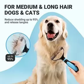951300451358 MIU COLOR Pet Brush Undercoat Rake Dogs Cats #3