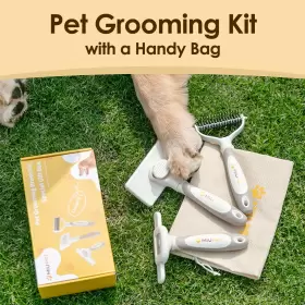 787942782187 MIU PET Haired Dog Cat Brush Kit #3