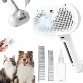 794794955591 MNQAXZ Cat Steam Brush Pet Spray Comb Steaming