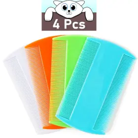 748323998450 MOHERN Flea Comb Lice Dogs Double Cat