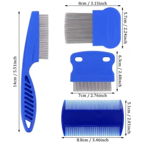 723638927029 MOLAIN Cat Dog Flea Comb Pet Tear Stain Remover #3
