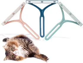 726084540545 MOLLYPAWS Pet Hair Remover Couch Carpet Scraper