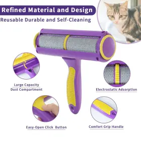 798623853140 MOLLYPAWS Pet Hair Remover Furniture Dog Cat Fur #2