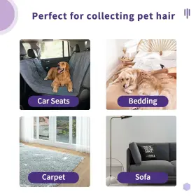 798623853140 MOLLYPAWS Pet Hair Remover Furniture Dog Cat Fur #3