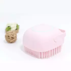 889270715537 MOONSHUTTLE Dogs Cats Bath Brush Holding Shampoo