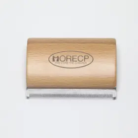 25090202 MORECP Dog Brush Deshedding Cats Gentle Wooden