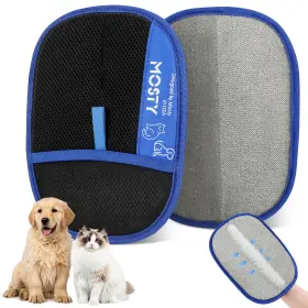 726084360167 MOSTY Pet Hair Removal Glove Double Cat Dog