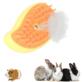 787477680354 MOUOGO Pet Steam Brush Hair Removal Dog Cats