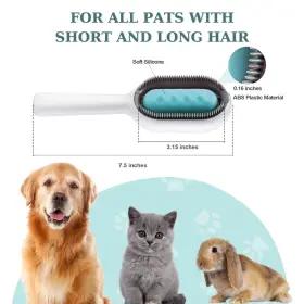 197644699315 MOYS Cat Hair Brush Water Infused Pet Cleaning #2