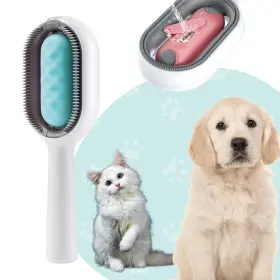 197644699315 MOYS Cat Hair Brush Water Infused Pet Cleaning